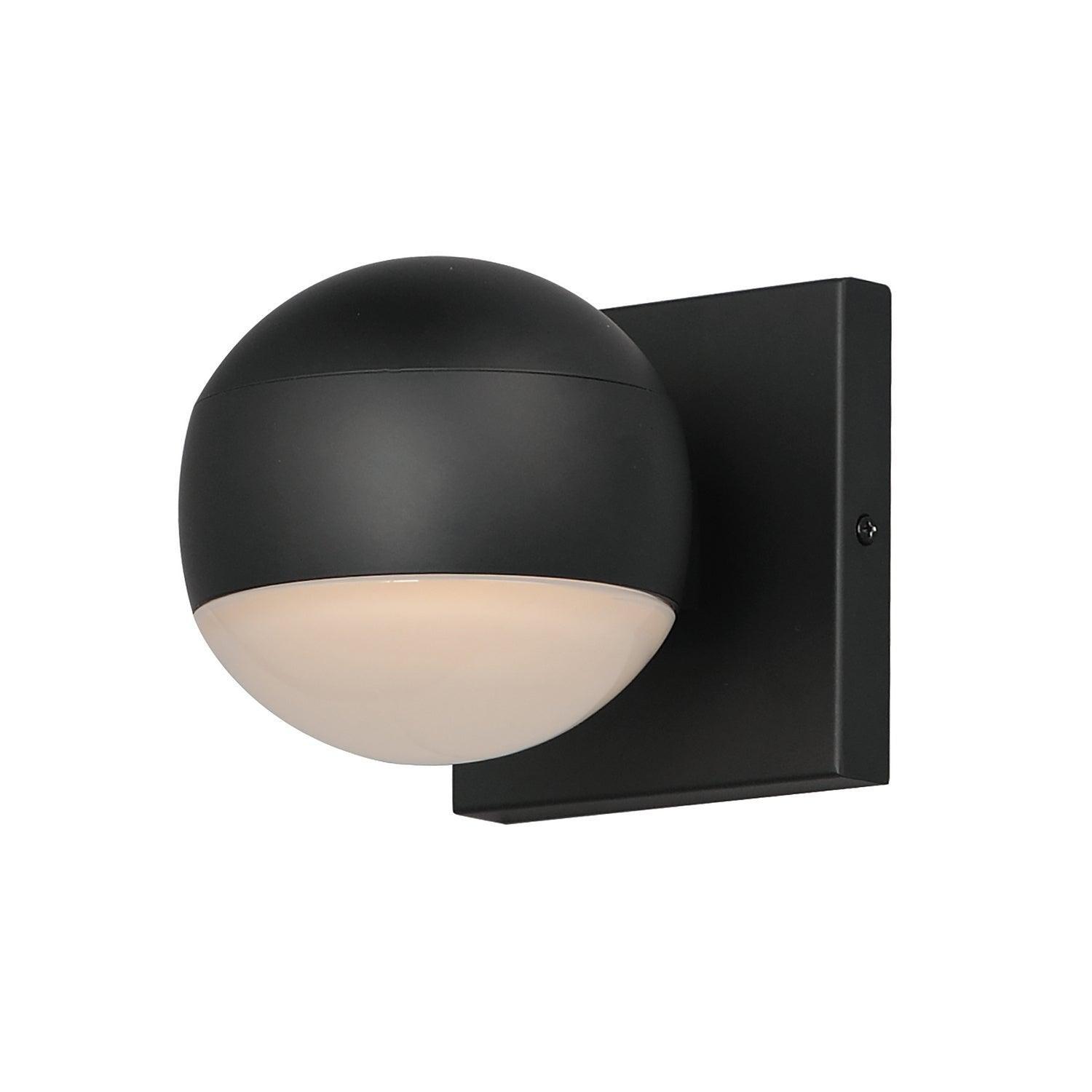 ET2 Lighting - Modular Globe LED Outdoor Wall Sconce - E30165-10BK | Montreal Lighting & Hardware