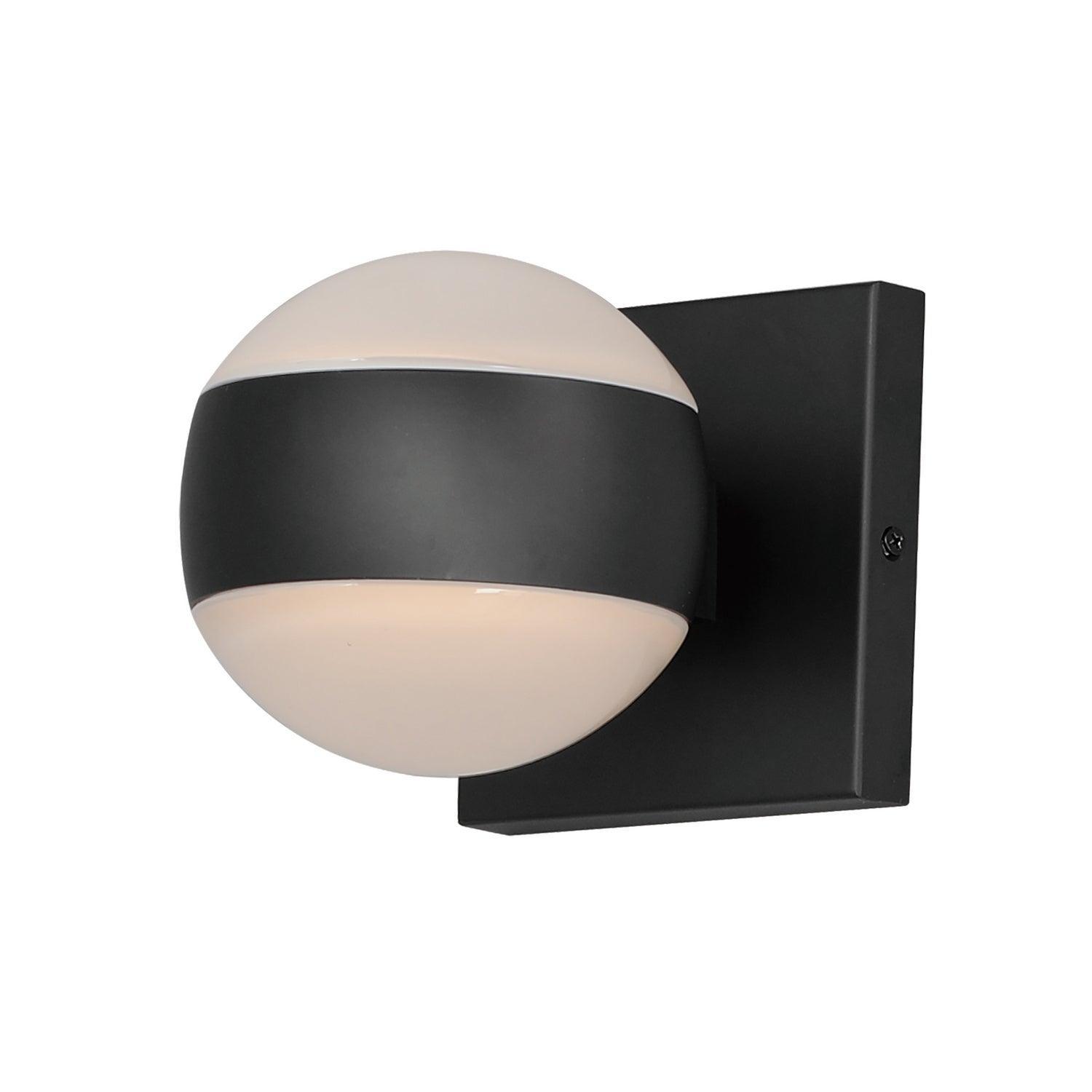 ET2 Lighting - Modular Globe LED Outdoor Wall Sconce - E30175-10BK | Montreal Lighting & Hardware