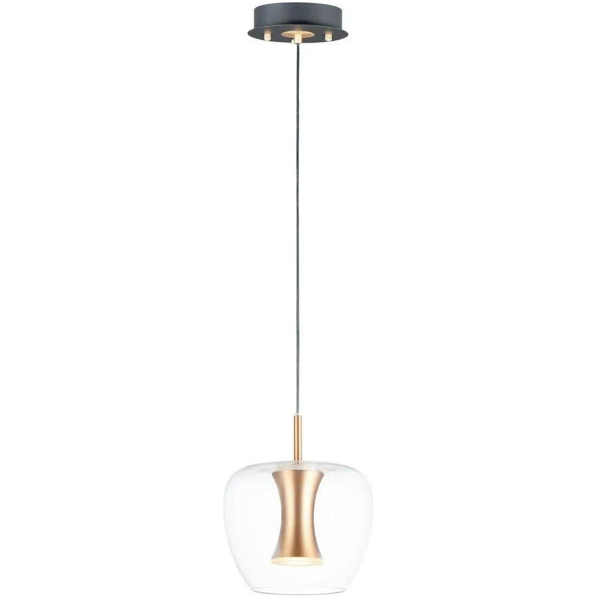 ET2 Lighting - Newton LED Pendant - E24162-18BKGLD | Montreal Lighting & Hardware
