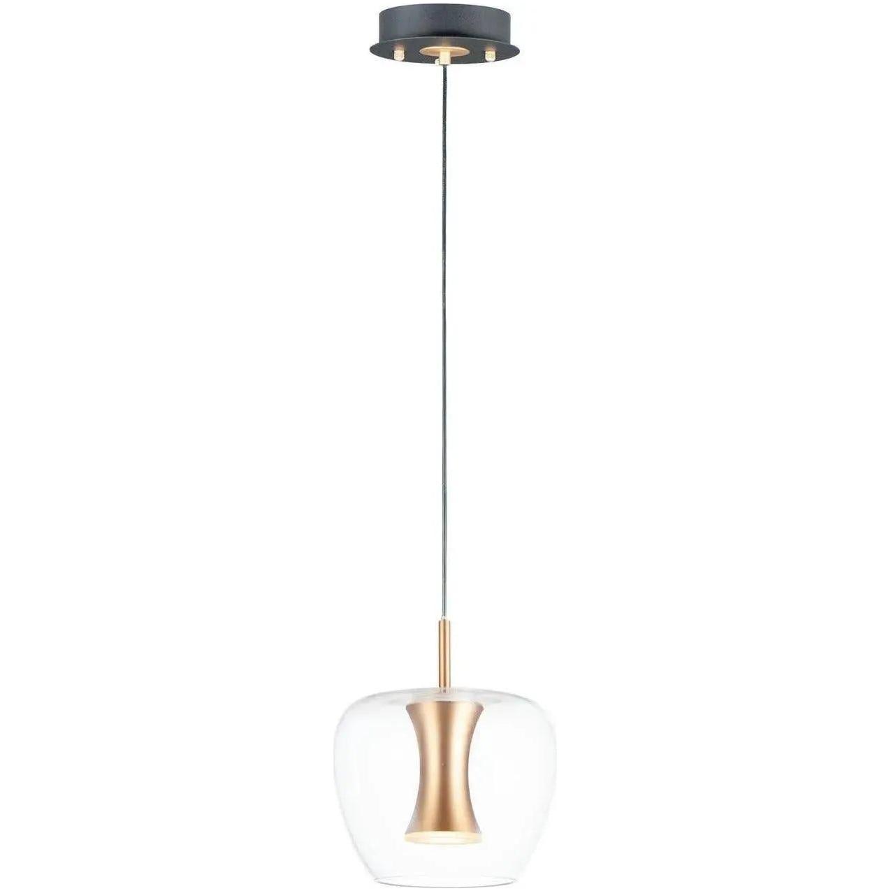 ET2 Lighting - Newton LED Pendant - E24162-18BKGLD | Montreal Lighting & Hardware