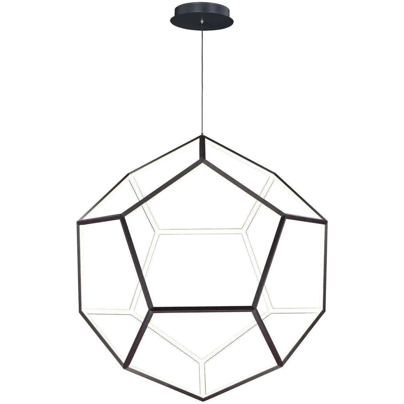 ET2 Lighting - Penta LED Pendant - E25108-BK | Montreal Lighting & Hardware