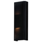 ET2 Lighting - Rampart LED Outdoor Wall Sconce - E30117-BK | Montreal Lighting & Hardware