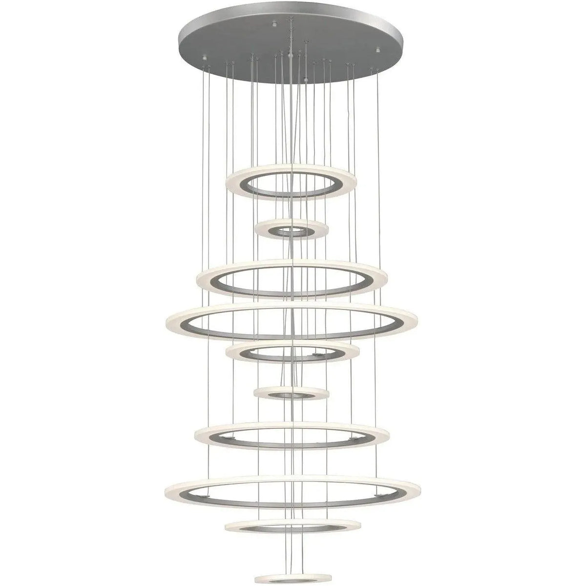 ET2 Lighting - Saturn II LED Multi-Tier Pendant - E22665-11MS | Montreal Lighting & Hardware