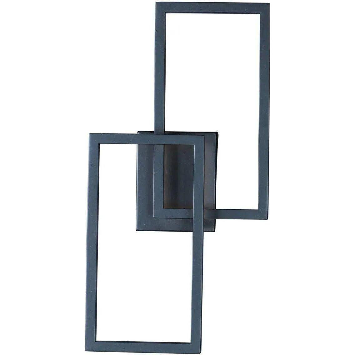 ET2 Lighting - Traverse LED Outdoor Wall Sconce - E21511-BK | Montreal Lighting & Hardware