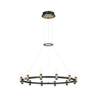 Eurofase - Albany Round LED Chandelier - 37043-018 | Montreal Lighting & Hardware