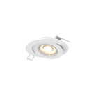 DALS Lighting - FGM 4" Multi CCT Flat LED Recessed Gimbal 120-277V - FGM4-CC-V-WH | Montreal Lighting & Hardware