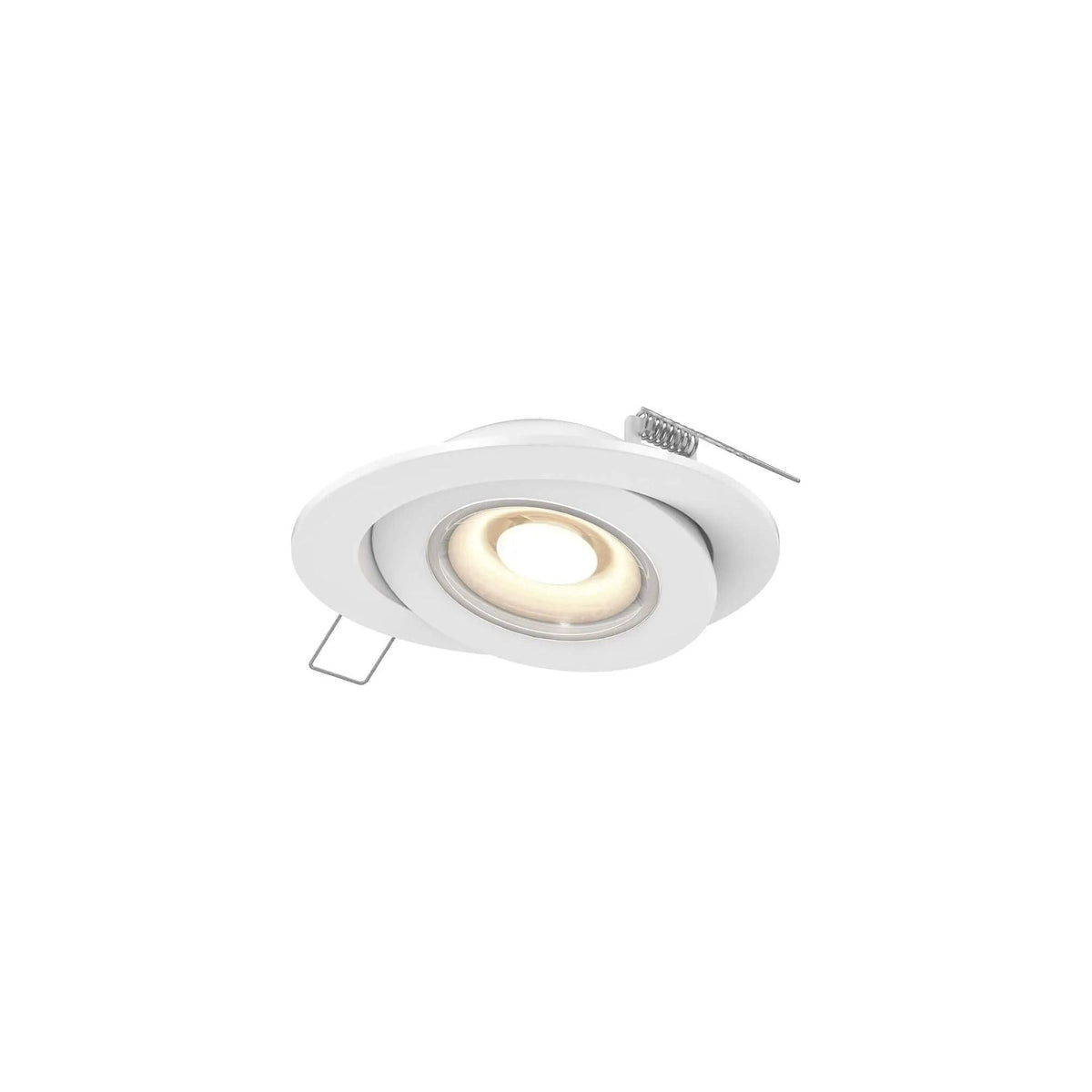 DALS Lighting - FGM 4" Multi CCT Flat LED Recessed Gimbal 120-277V - FGM4-CC-V-WH | Montreal Lighting & Hardware
