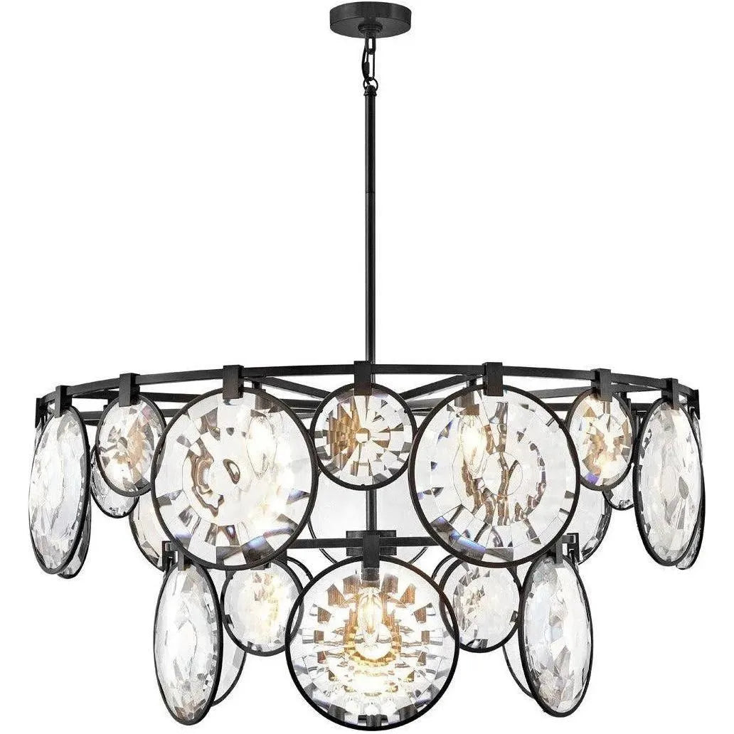 Fredrick Ramond - Nala LED Chandelier - FR31268BLK | Montreal Lighting & Hardware