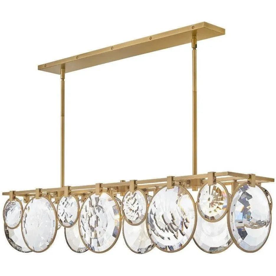 Fredrick Ramond - Nala LED Linear Chandelier - FR31266HBR | Montreal Lighting & Hardware