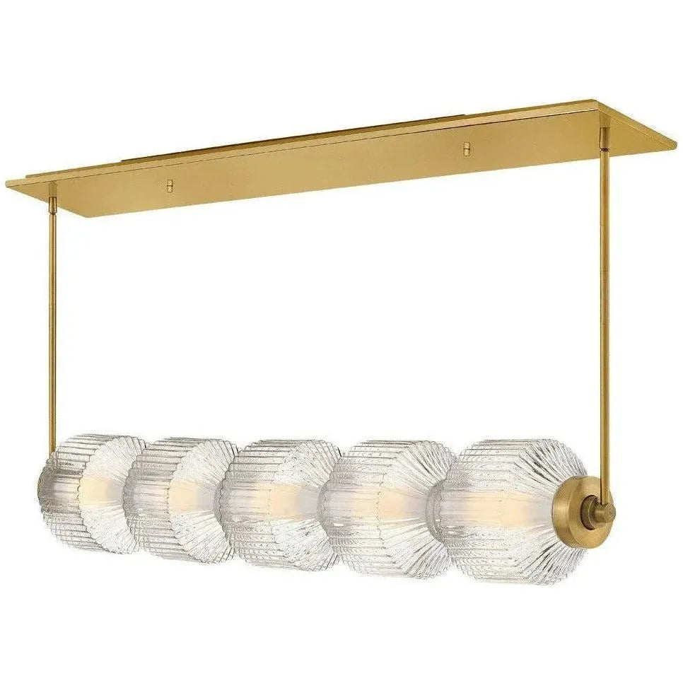Fredrick Ramond - Reign LED Linear Chandelier - FR41465LCB | Montreal Lighting & Hardware