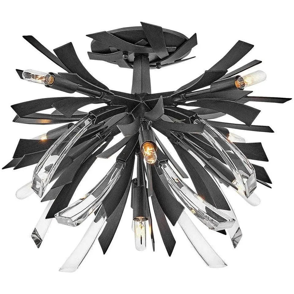 Fredrick Ramond - Vida LED Semi-Flush Mount - FR40903BGR | Montreal Lighting & Hardware