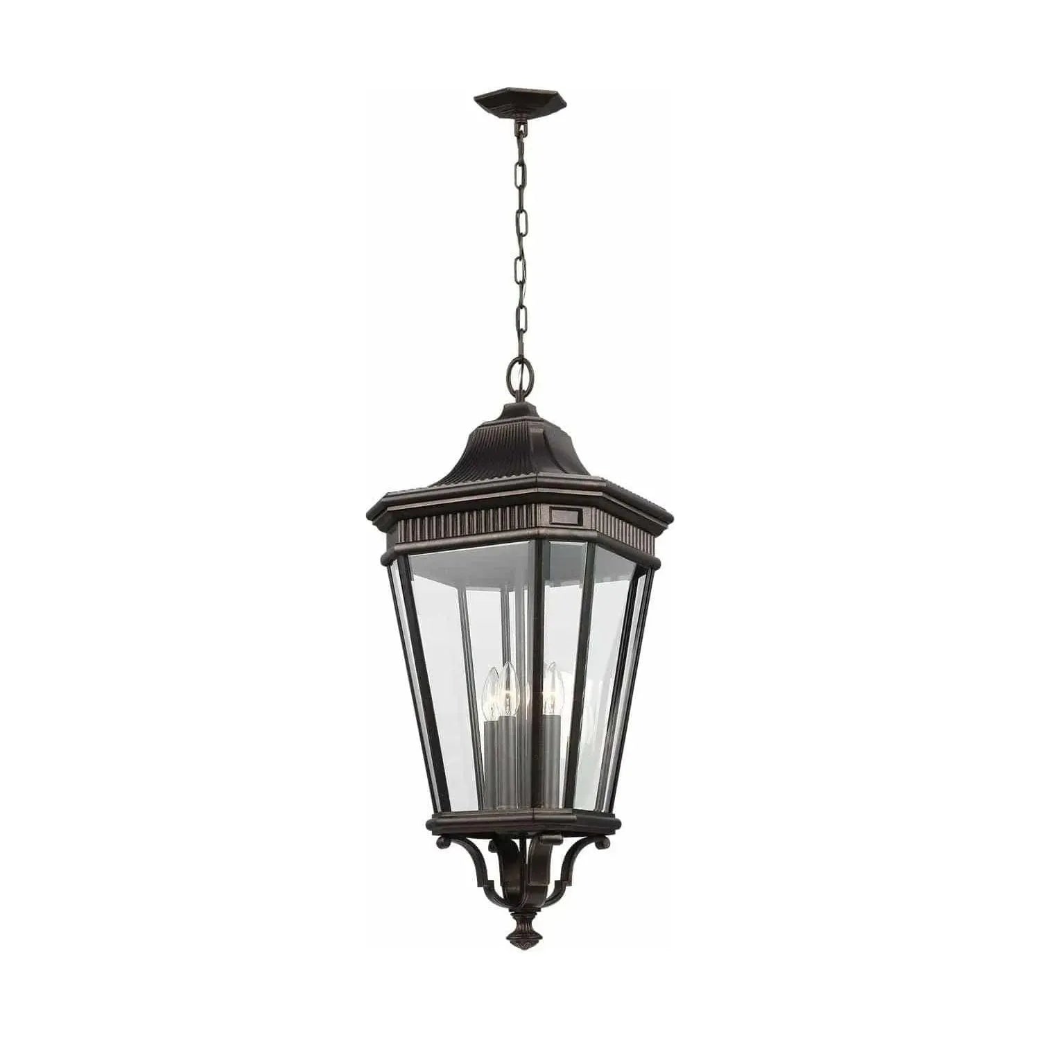 Generation Lighting - Cotswold Lane Hanging Lantern - OL5414BK | Montreal Lighting & Hardware