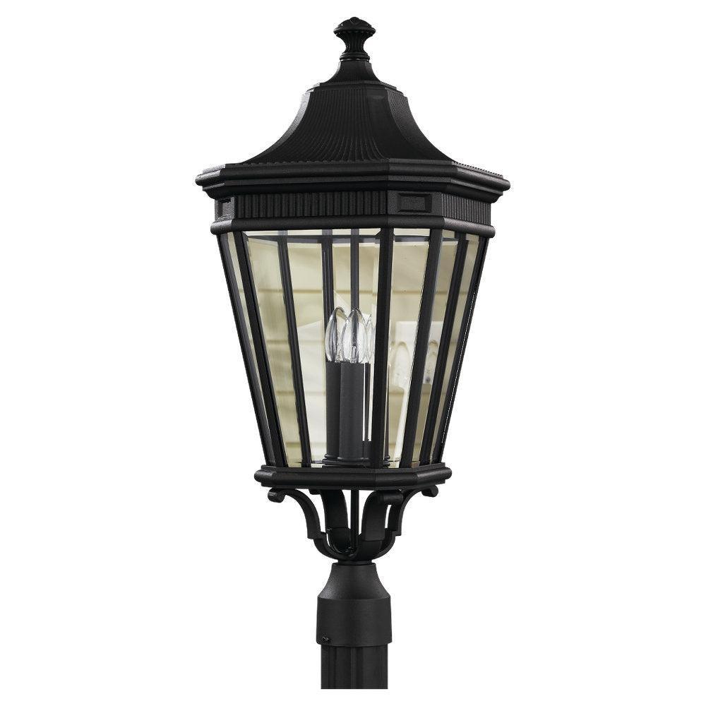 Generation Lighting - Cotswold Lane Outdoor Post Lantern - OL5408BK | Montreal Lighting & Hardware