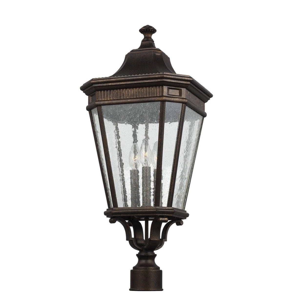 Generation Lighting - Cotswold Lane Seedy Outdoor Post Lantern - OL5428GBZ | Montreal Lighting & Hardware