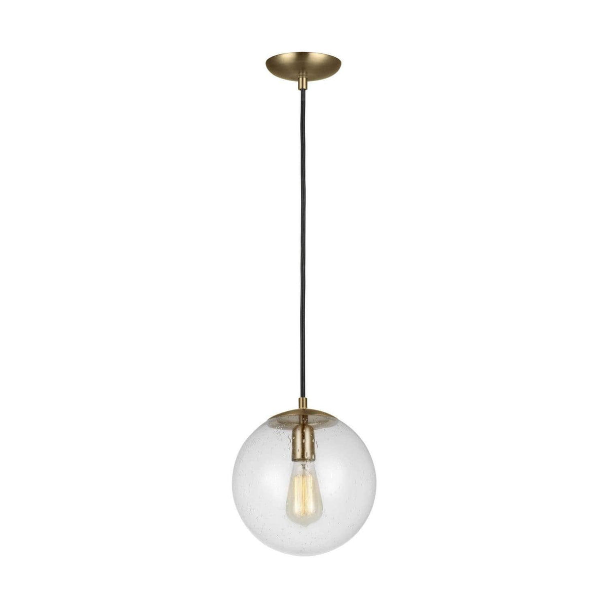 Generation Lighting - Leo-Hanging Seeded Globe Pendant - 6601801-848 | Montreal Lighting & Hardware