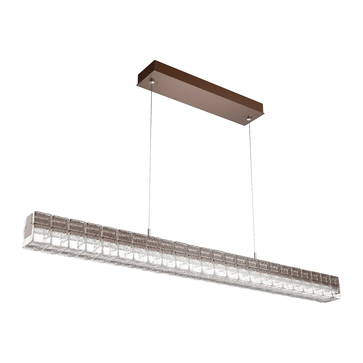 Hammerton Studio - Asscher Linear Suspension - PLB0080-48-BB-AC-CA1-L1 | Montreal Lighting & Hardware