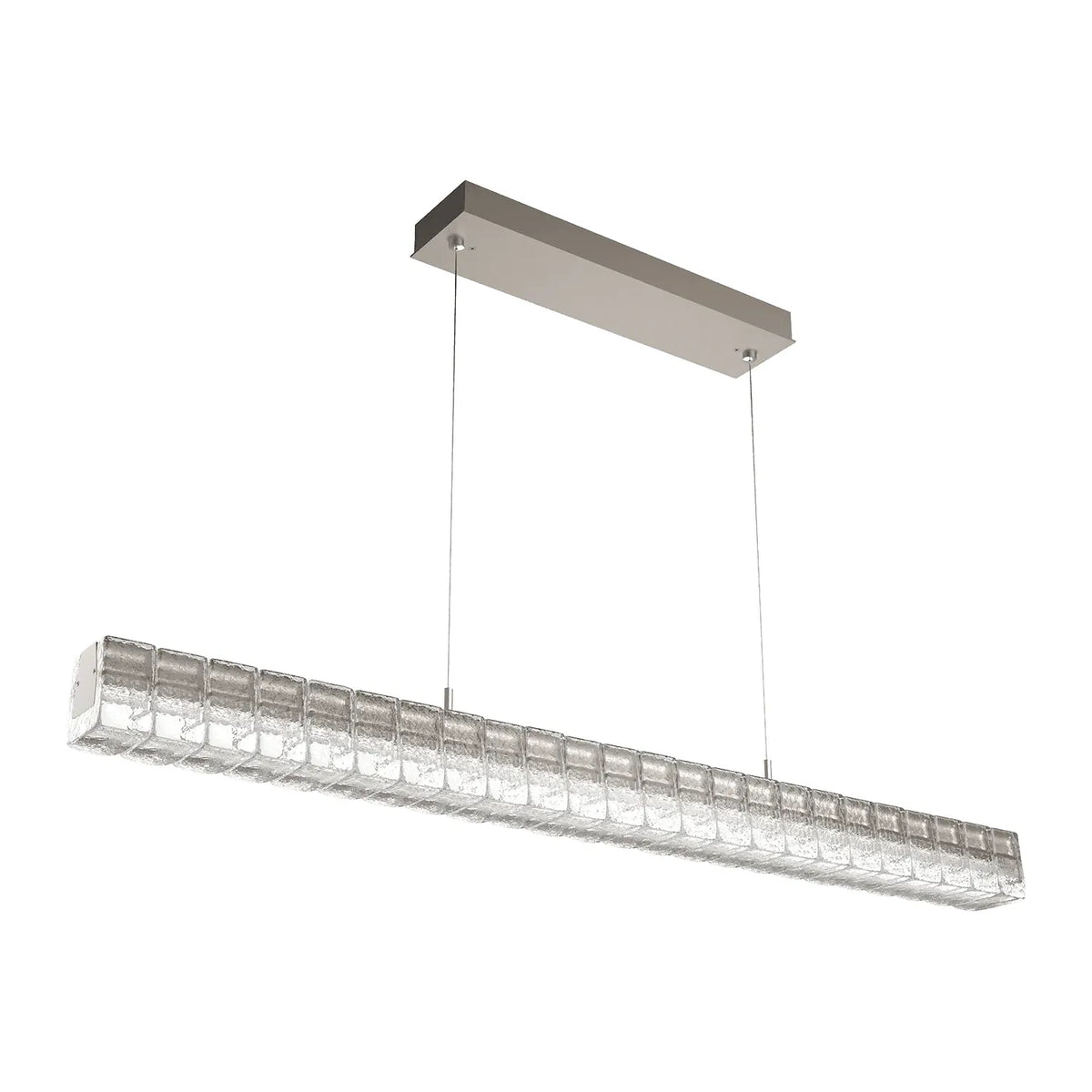Hammerton Studio - Asscher Linear Suspension - PLB0080-48-BS-AC-CA1-L1 | Montreal Lighting & Hardware
