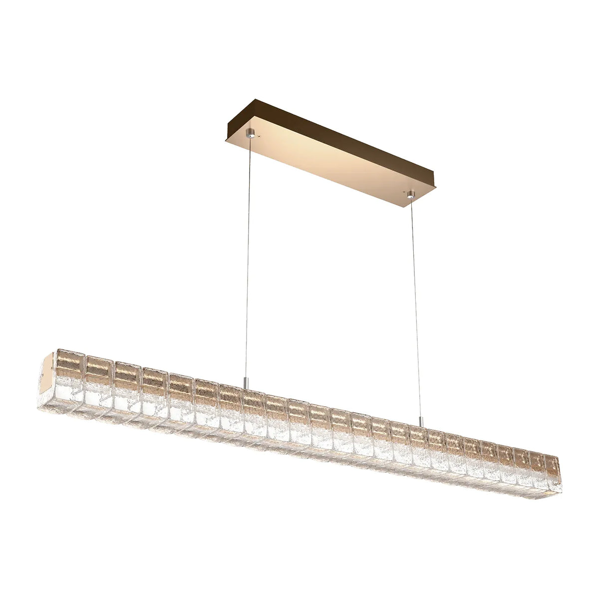 Hammerton Studio - Asscher Linear Suspension - PLB0080-48-NB-AC-CA1-L1 | Montreal Lighting & Hardware