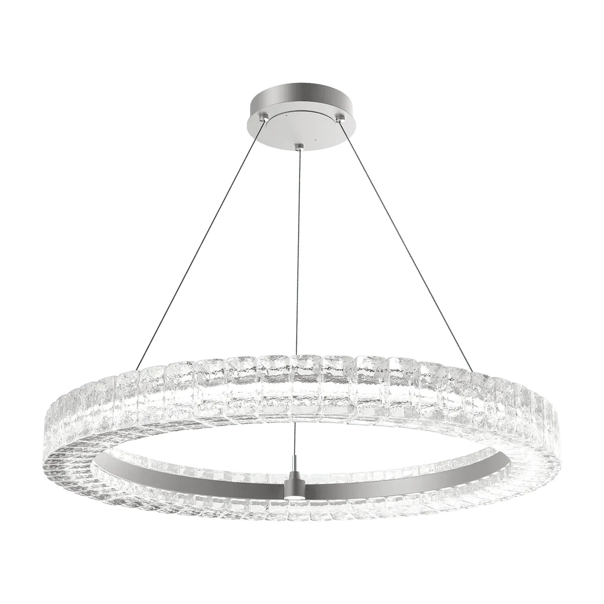 Hammerton Studio - Asscher Ring Chandelier - CHB0080-36-BS-AC-CA1-L3 | Montreal Lighting & Hardware