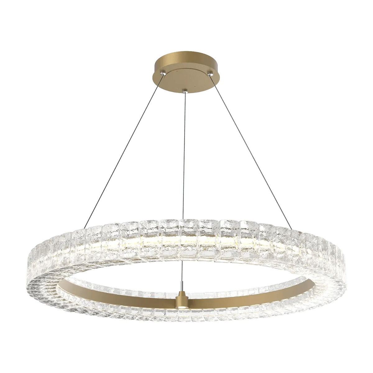 Hammerton Studio - Asscher Ring Chandelier - CHB0080-36-GB-AC-CA1-L3 | Montreal Lighting & Hardware