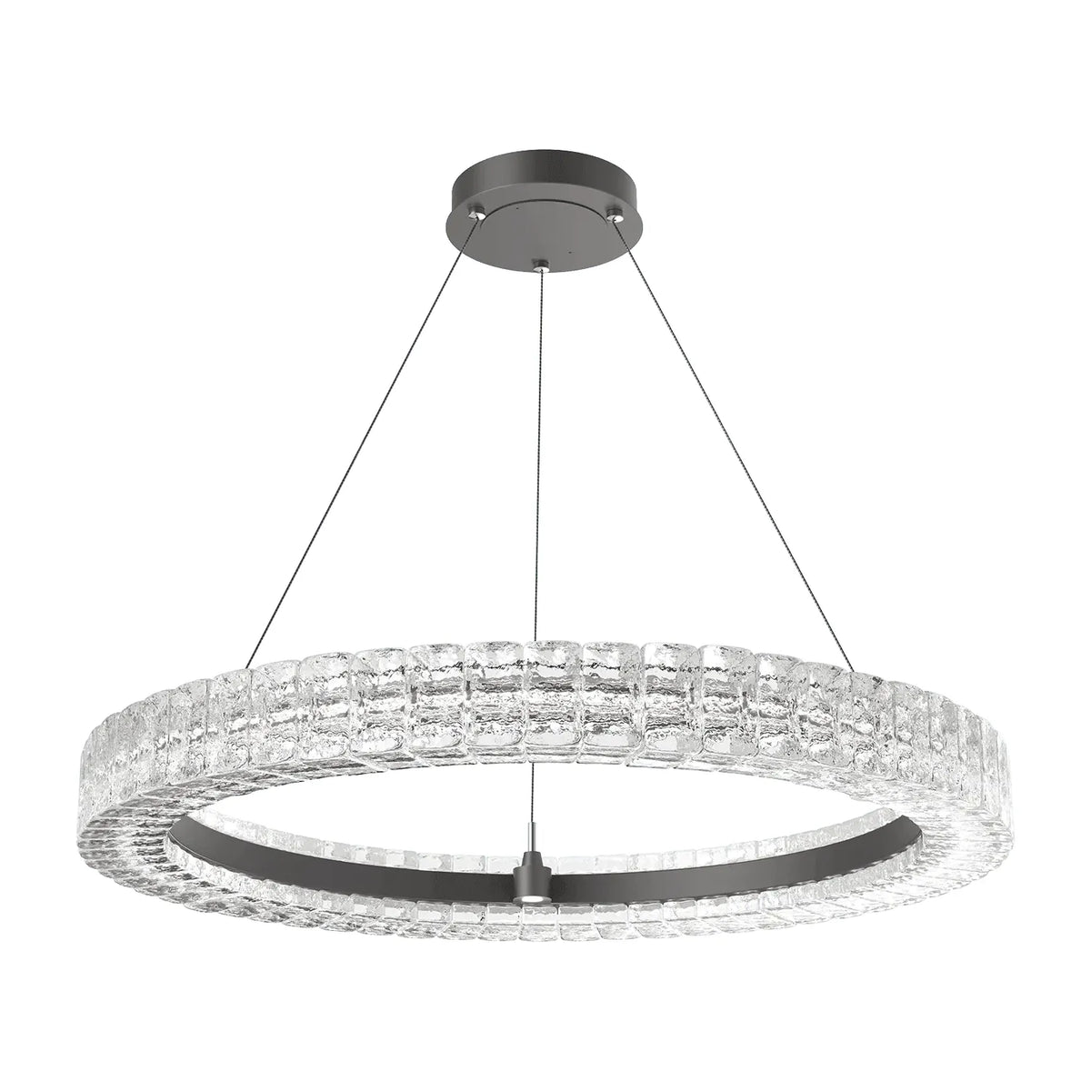 Hammerton Studio - Asscher Ring Chandelier - CHB0080-36-GP-AC-CA1-L3 | Montreal Lighting & Hardware