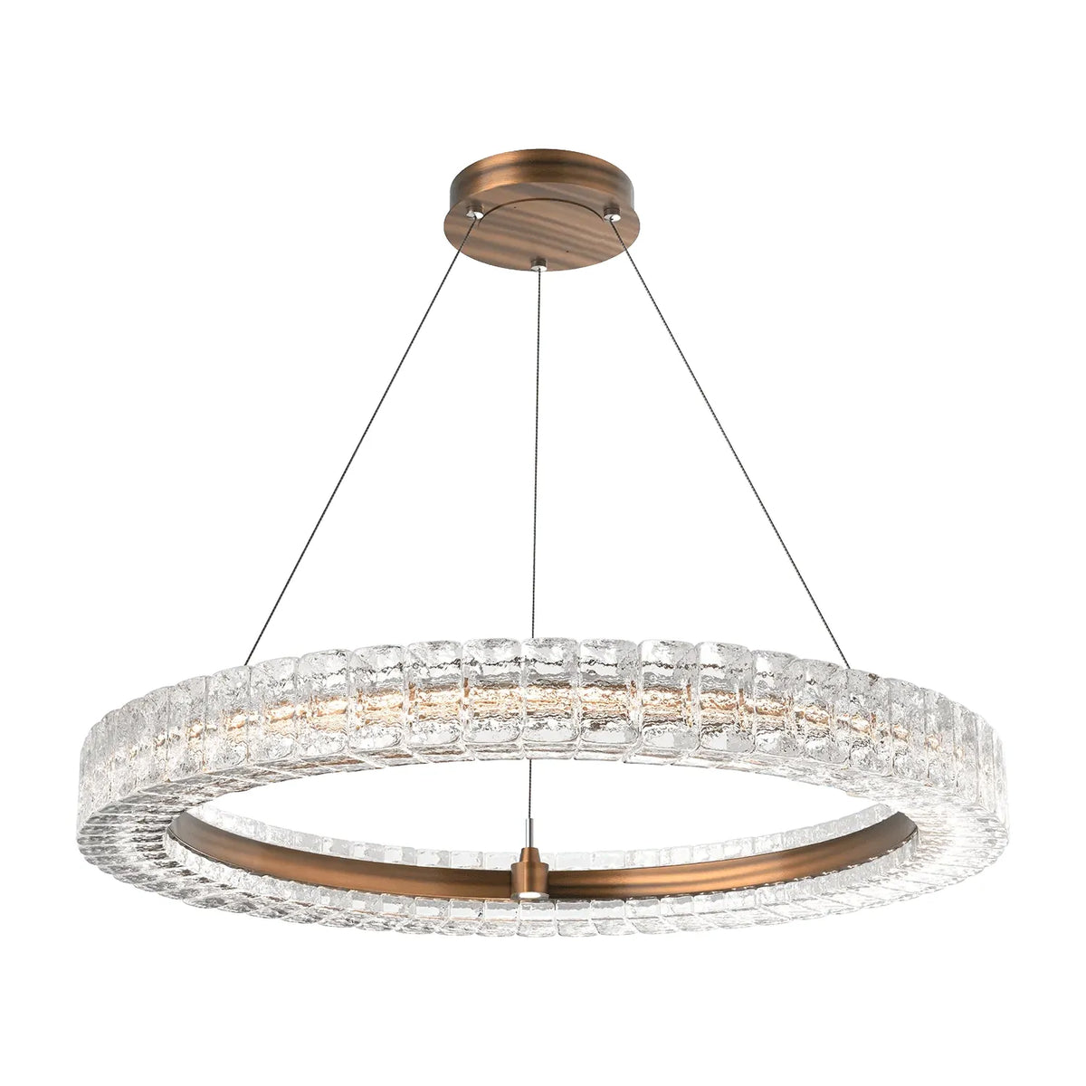 Hammerton Studio - Asscher Ring Chandelier - CHB0080-36-NB-AC-CA1-L3 | Montreal Lighting & Hardware
