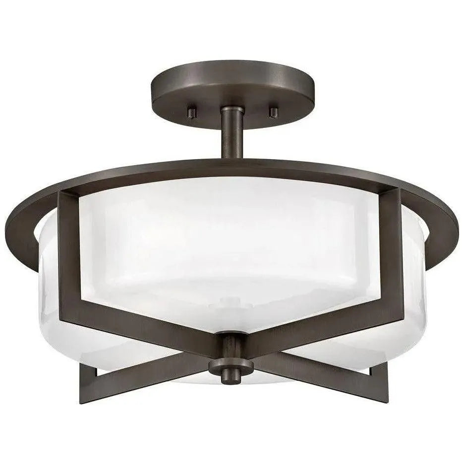 Hinkley Lighting - Baxley LED Semi-Flush Mount - 42033AN | Montreal Lighting & Hardware