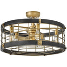 Hinkley Lighting - Bryce LED Fandelier - 904627FHB-LIA | Montreal Lighting & Hardware