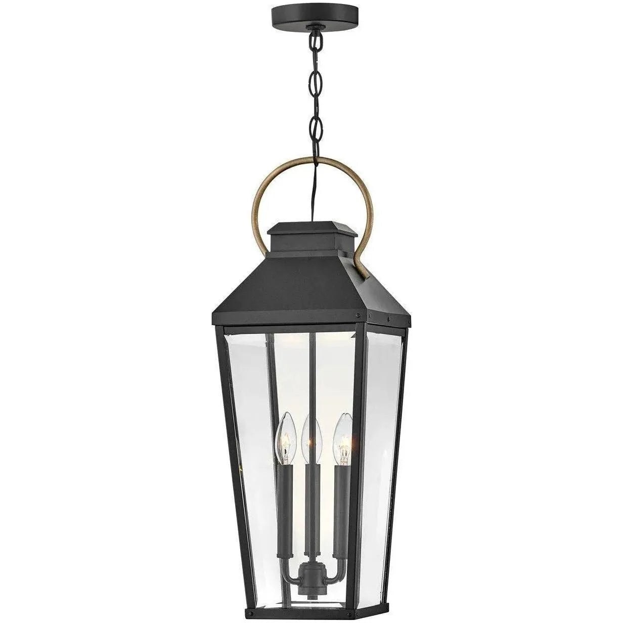 Hinkley Lighting - Dawson LED Hanging Lantern - 17502BK | Montreal Lighting & Hardware