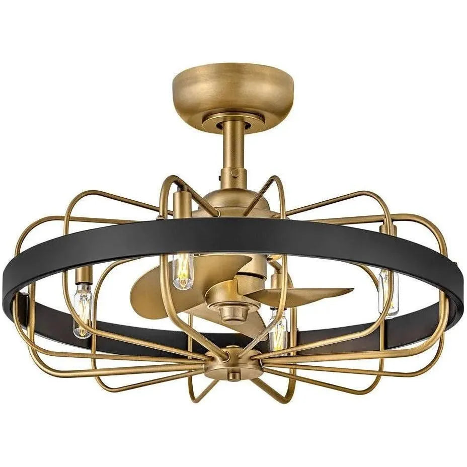 Hinkley Lighting - Eli LED Fandelier - 905022FBN-LIA | Montreal Lighting & Hardware