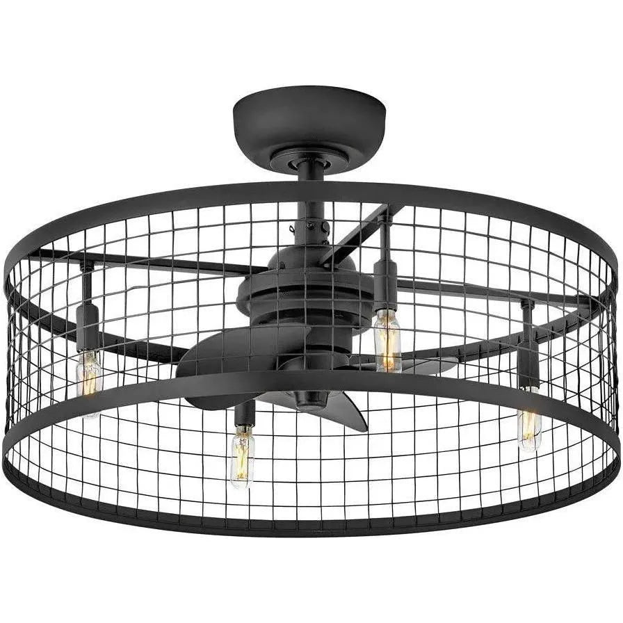 Hinkley Lighting - Finnigan LED Fandelier - 904724FMB-LIA | Montreal Lighting & Hardware