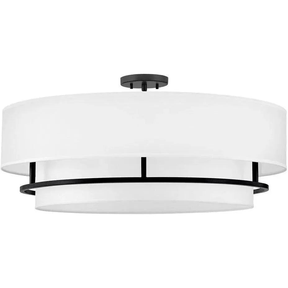Hinkley Lighting - Graham LED Semi-Flush Mount - 38895BK | Montreal Lighting & Hardware