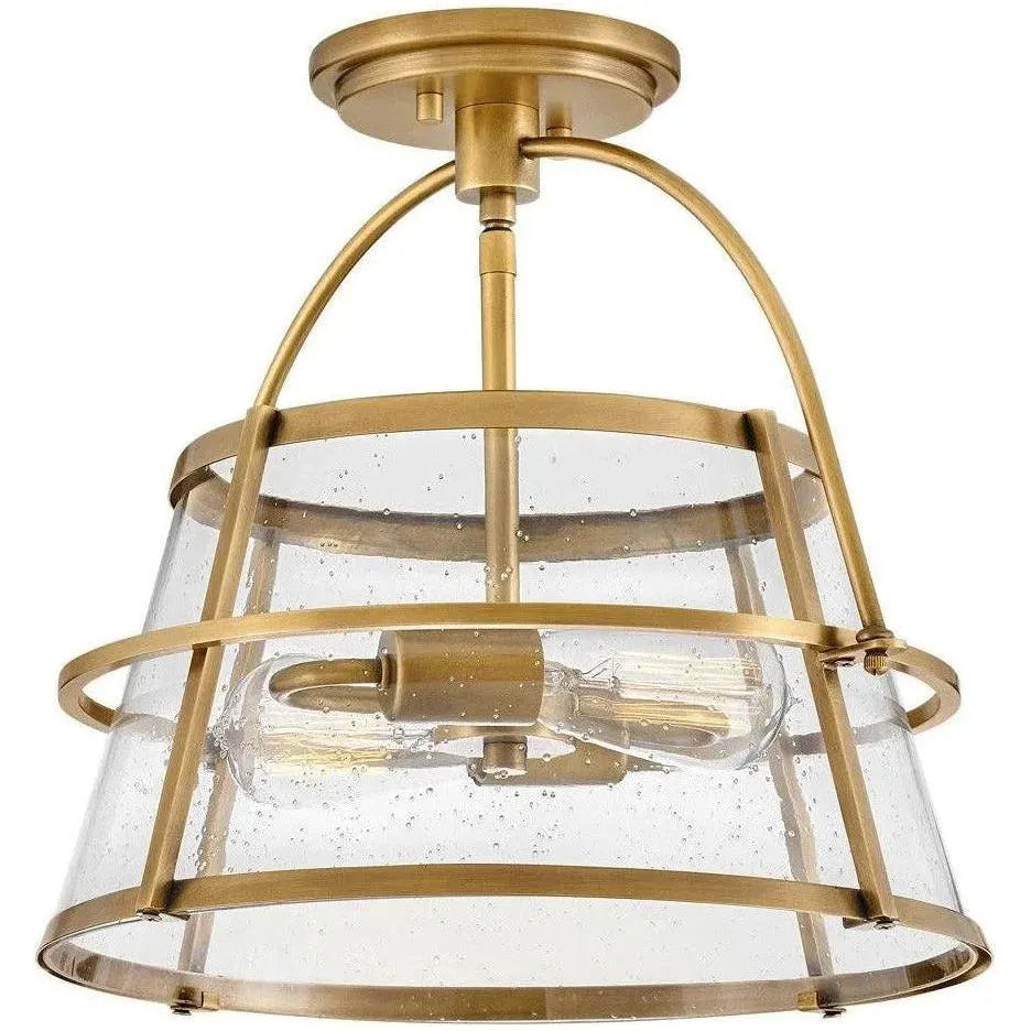 Hinkley Lighting - Tournon LED Semi-Flush Mount - 38111BN | Montreal Lighting & Hardware