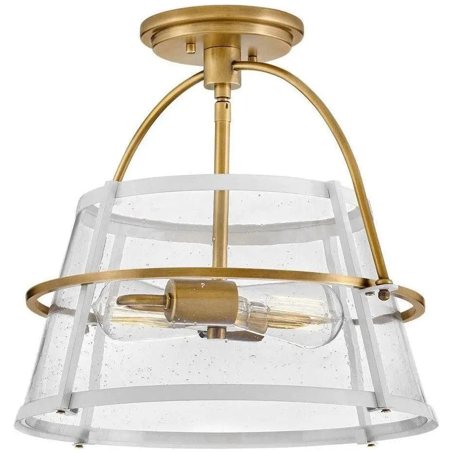 Hinkley Lighting - Tournon LED Semi-Flush Mount - 38111HB-PT | Montreal Lighting & Hardware
