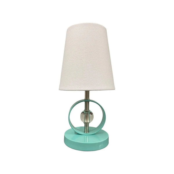 Lampe d'appoint en cristal à anneau Bryson
