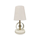 House of Troy - Bryson Ring Crystal Accent Lamp - B210-WB/WT | Montreal Lighting & Hardware
