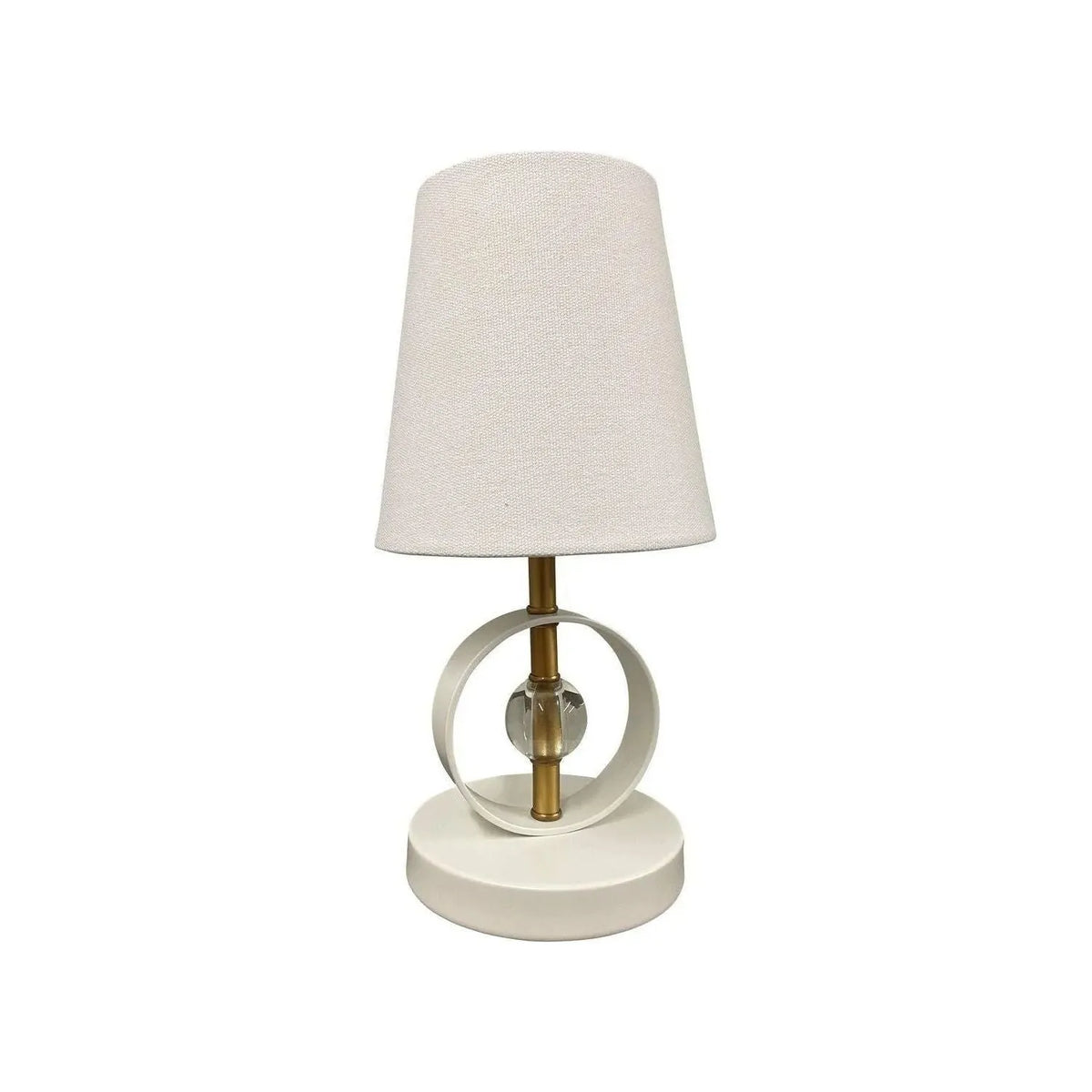 House of Troy - Bryson Ring Crystal Accent Lamp - B210-WB/WT | Montreal Lighting & Hardware