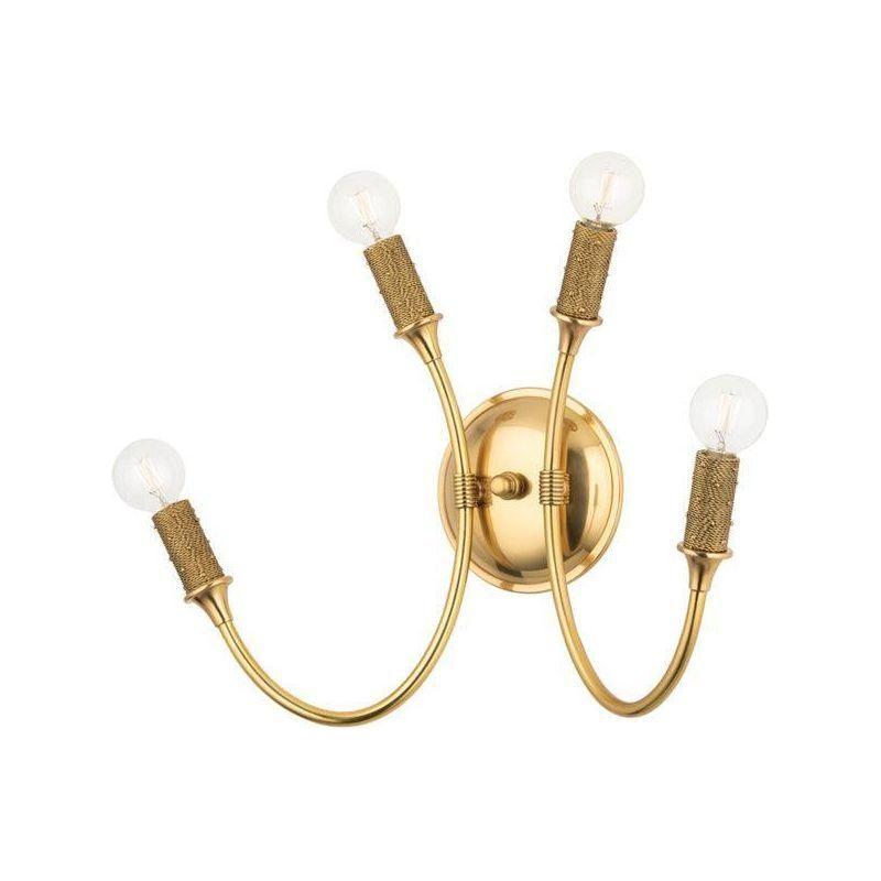 Hudson Valley Lighting - Amboy Wall Sconce - 1504-AGB | Montreal Lighting & Hardware