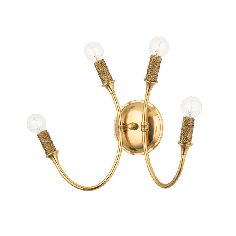 Hudson Valley Lighting - Amboy Wall Sconce - 1504-AGB | Montreal Lighting & Hardware