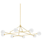 Hudson Valley Lighting - Andrews LED Chandelier - 4846-AGB | Montreal Lighting & Hardware
