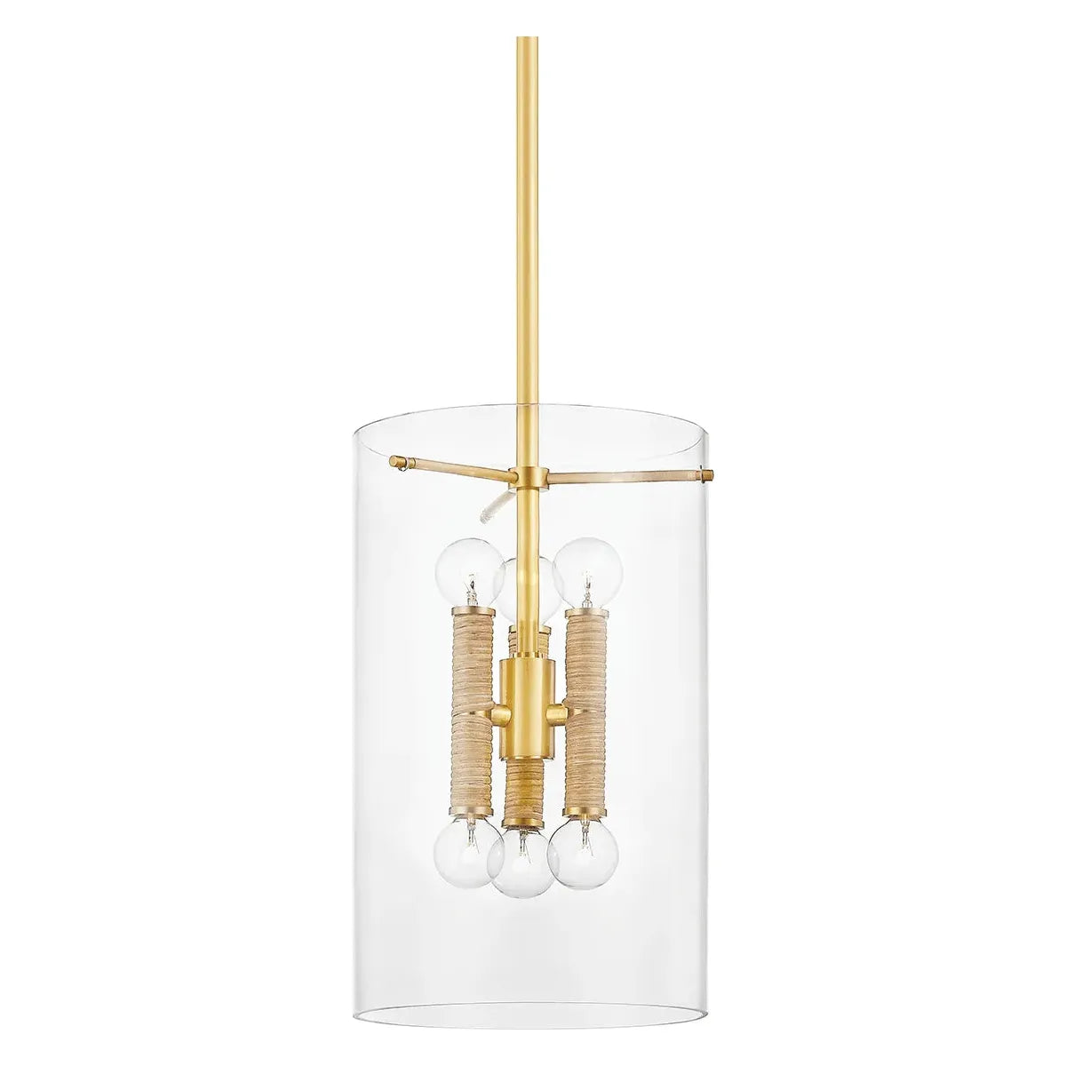Hudson Valley Lighting - Barlow Lantern - BKO801-AGB | Montreal Lighting & Hardware