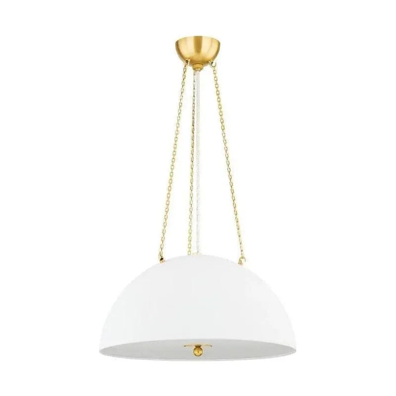 Hudson Valley Lighting - Chiswick Pendant - MDS1100-AGB/WP | Montreal Lighting & Hardware