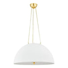 Hudson Valley Lighting - Chiswick Pendant - MDS1101-AGB/WP | Montreal Lighting & Hardware