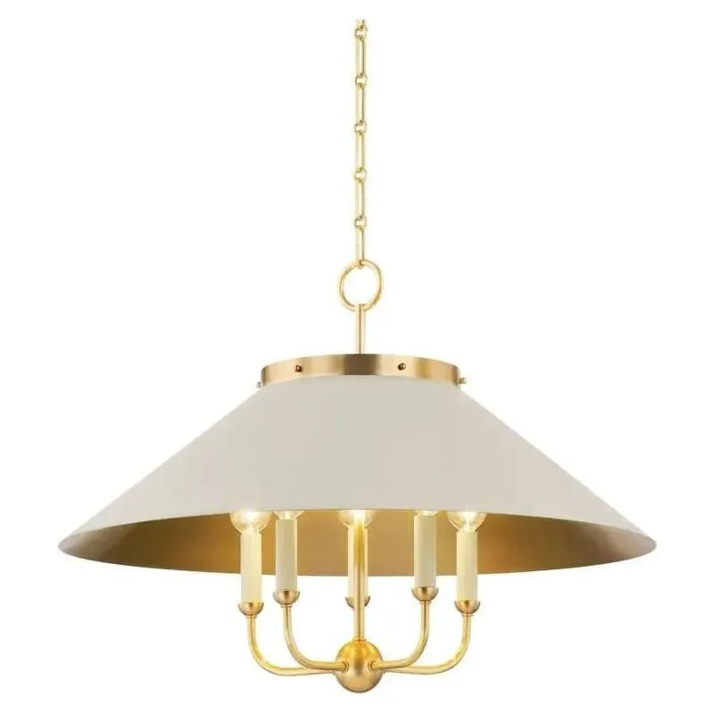 Hudson Valley Lighting - Clivedon Chandelier - MDS1403-AGB/OW | Montreal Lighting & Hardware