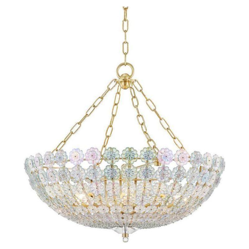 Hudson Valley Lighting - Floral Park Chandelier - 8224-AGB | Montreal Lighting & Hardware