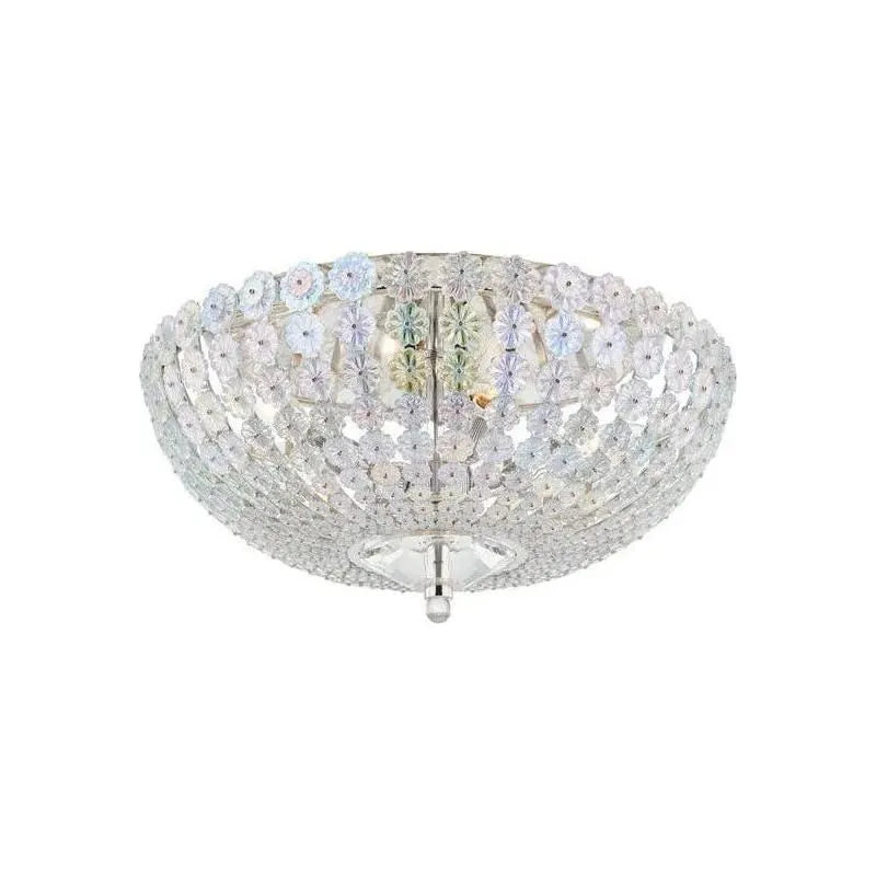 Hudson Valley Lighting - Floral Park Flush Mount - 8217-PN | Montreal Lighting & Hardware