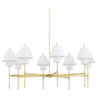 Hudson Valley Lighting - Glenmoore Chandelier - PI1899808-AGB | Montreal Lighting & Hardware