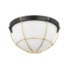Hudson Valley Lighting - Holkham Flush Mount - MDS1501-AGB/DB | Montreal Lighting & Hardware