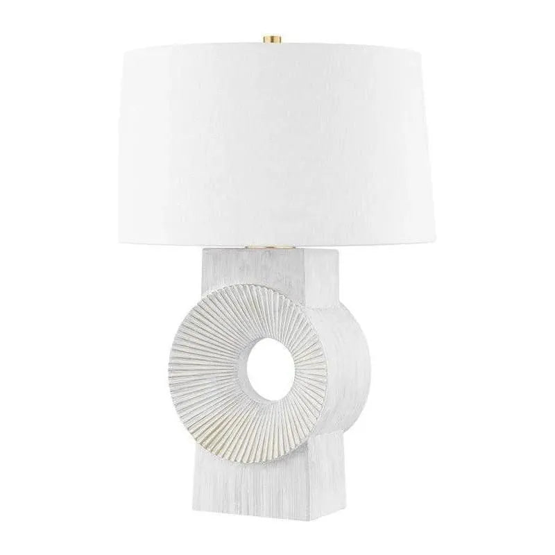 Hudson Valley Lighting - Milner Table Lamp - L1927-AGB/CWW | Montreal Lighting & Hardware