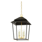 Hudson Valley Lighting - Natick Lantern - 5127-AGB/SBK | Montreal Lighting & Hardware